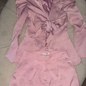 Fashion Nova Pink Pantsuit